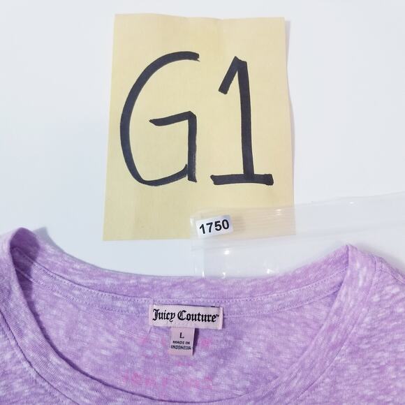 Juicy Couture Sequins Pineapple High Low T-shirts - Picture 10 of 10